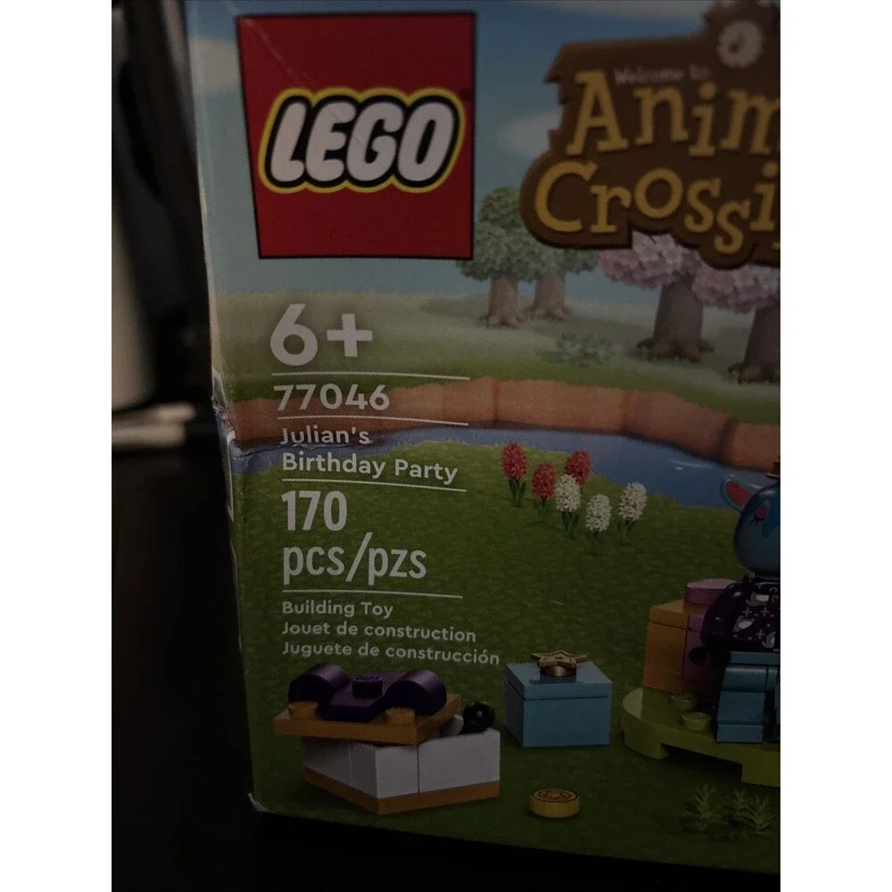 New LEGO Animal Crossing: Julian's Birthday Party (77046) 170 Pcs Retiring Soon